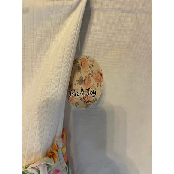 NWT Jolie & Joy Tube Top Romper Women's Small Tropical Sleeveless - Picture 5 of 6